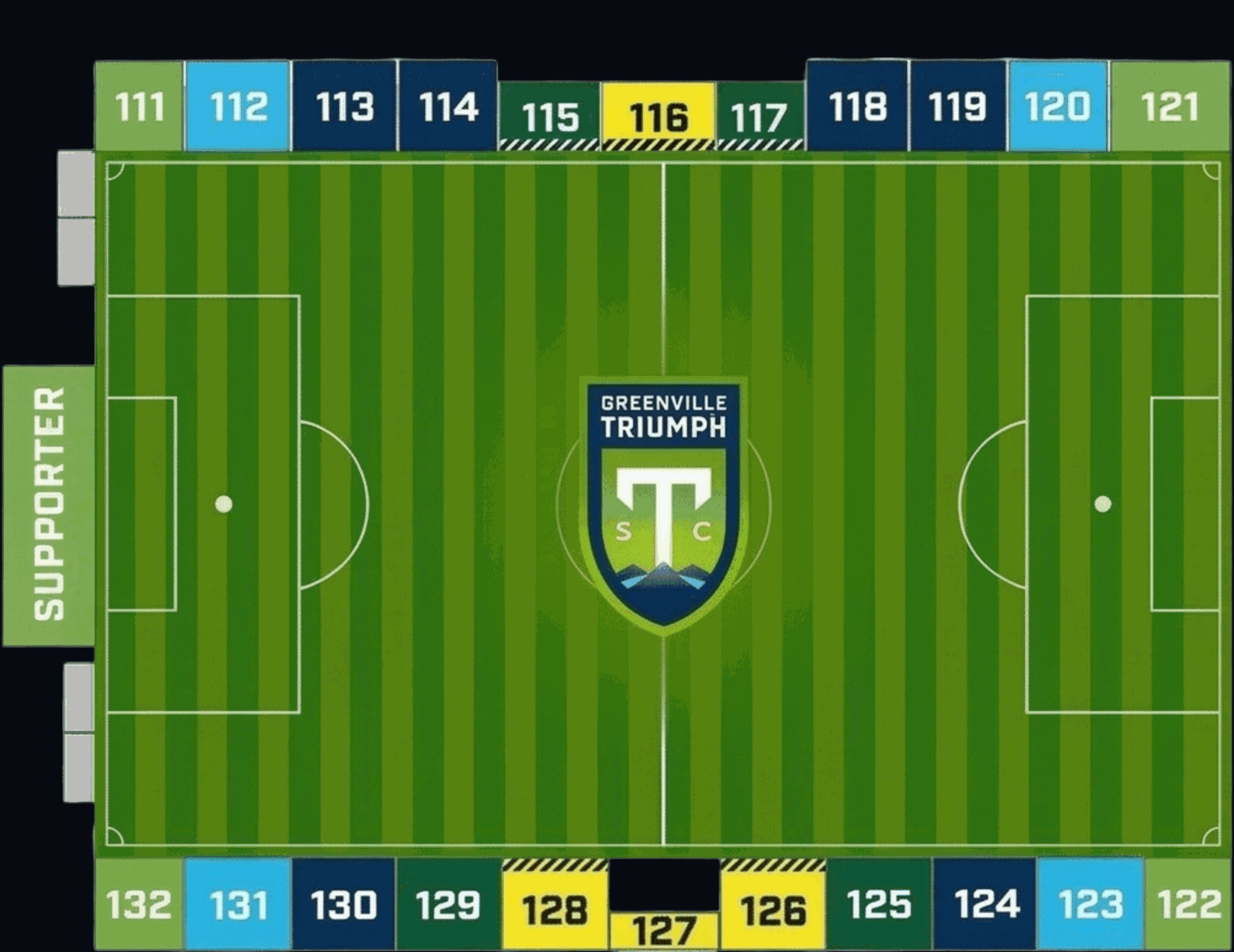 GE Vernova Park — 2026 Interactive Seating Map